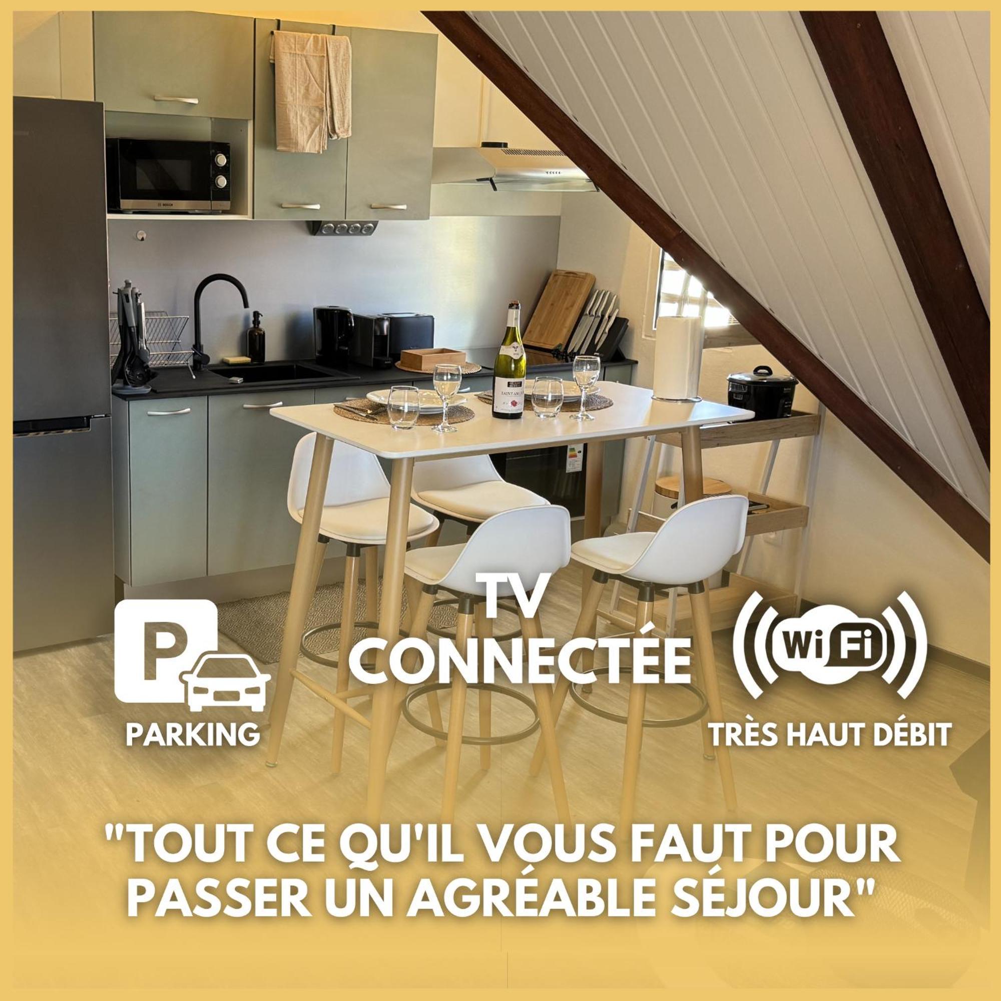 Remire-Montjoly T2 Le Cosy, Au Coeur De Montjoly, Parking, Clim 아파트 외부 사진